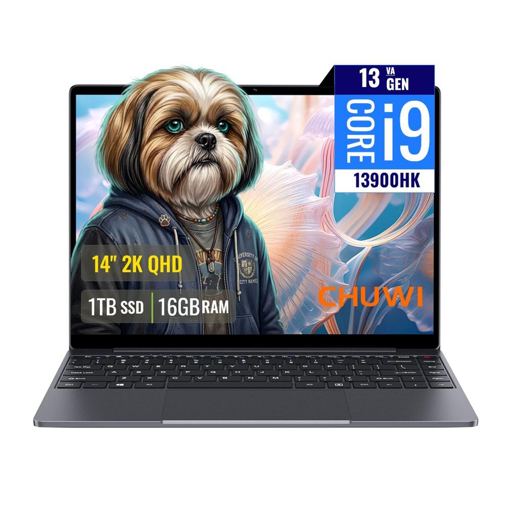 Laptop CHUWI CoreBook X Intel Core i9 13900HK 16GB RAM 1TB SSD M.2 14 2K QHD Windows 11 CWI570I913HK