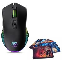 Mouse Gamer Led 7b 7200dpi Cybertel Explorer CBX M606 + Pad Mouse