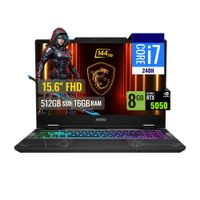 Laptop Gamer MSI Cyborg 15 B2RWEKG Intel Core 7 16GB RAM 512GB SSD RTX 5050 15.6 FHD 9S715Q342218
