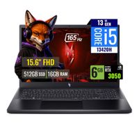 Laptop Gamer Acer Nitro V15 Intel Core i5 13420H 16GB RAM 512GB SSD 6GB RTX 3050 15.6 FHD NHQN9AL00T