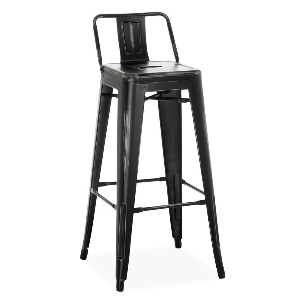 Banco Vintage Negro H66 Respaldar - Ziyaz