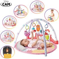 Gimnasio Piano Musical Baby Cam 7 en 1 Pink