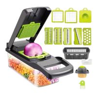 Cortador de Verduras Multifuncional 14 en 1 de Acero Inoxidable