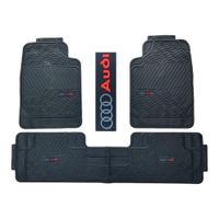 Piso De Jebe PVC Universal 3 Pieza Auto Camioneta Audi