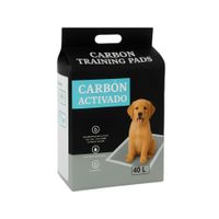Pañal Absorbente para Mascotas Carbón Activado tamaño L  x 40 Unidades 60x60 cm