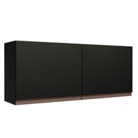 Alacena de Cocina Reims 120 cm 2 Puertas - Negro