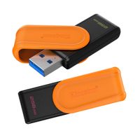 Memoria USB 256GB Kingston DataTraveler Exodia S USB 3.2 Gen 1 Naranja