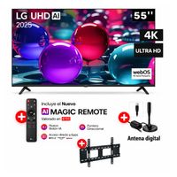 TELEVISOR LG  55 55UA7300PSB UHD 4K THINQ AI 2025 MAS MAGIC MAS ANTENA DIGITAL MAS RACK