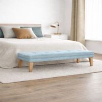 Banqueta Lumiére Azul Denim Antifluido y Obsequio