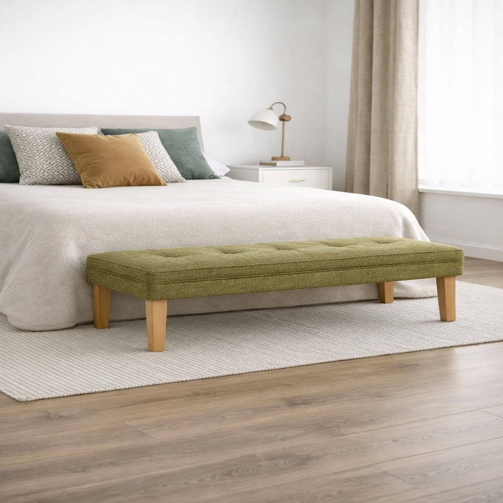 Banqueta Lumiére Verde Olivo Antifluido y Obsequio