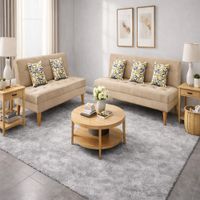 Sofá Natur Beige Antifluido y Obsequio