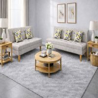 Sofá Natur Gris Plata Antifluido y Obsequio