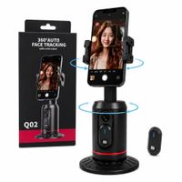 Selfie Stick con IA Trípode Inteligente Q02 Seguimiento Facial 360 Control Remoto