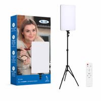 Lámpara Panel luz Led RL-24 Fotografía Profesional con Trípode y Control Remoto