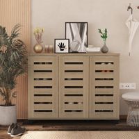 Zapatera Moderna Delia 3 Puertas Rovere RyR Muebles