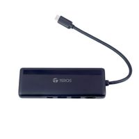 Hub USB-C Teros TE-7134N 7 en 1 HDMI 4K Ethernet Gigabit PD 100W