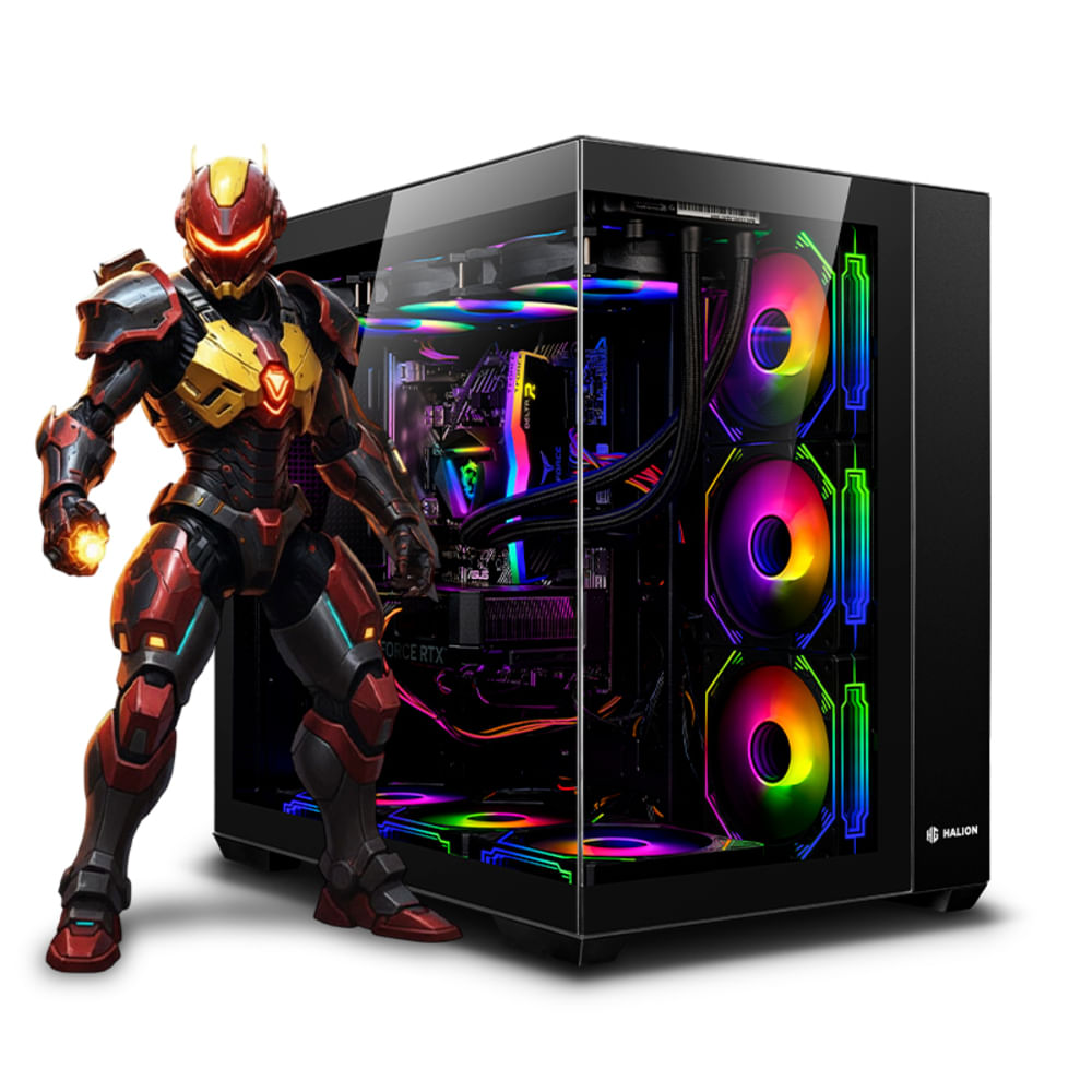CPU Gamer AMD Ryzen 9 9950X3D 32gb DDR5 2TB RTX5090 32GB Mipclista RGB COMPUTADORA