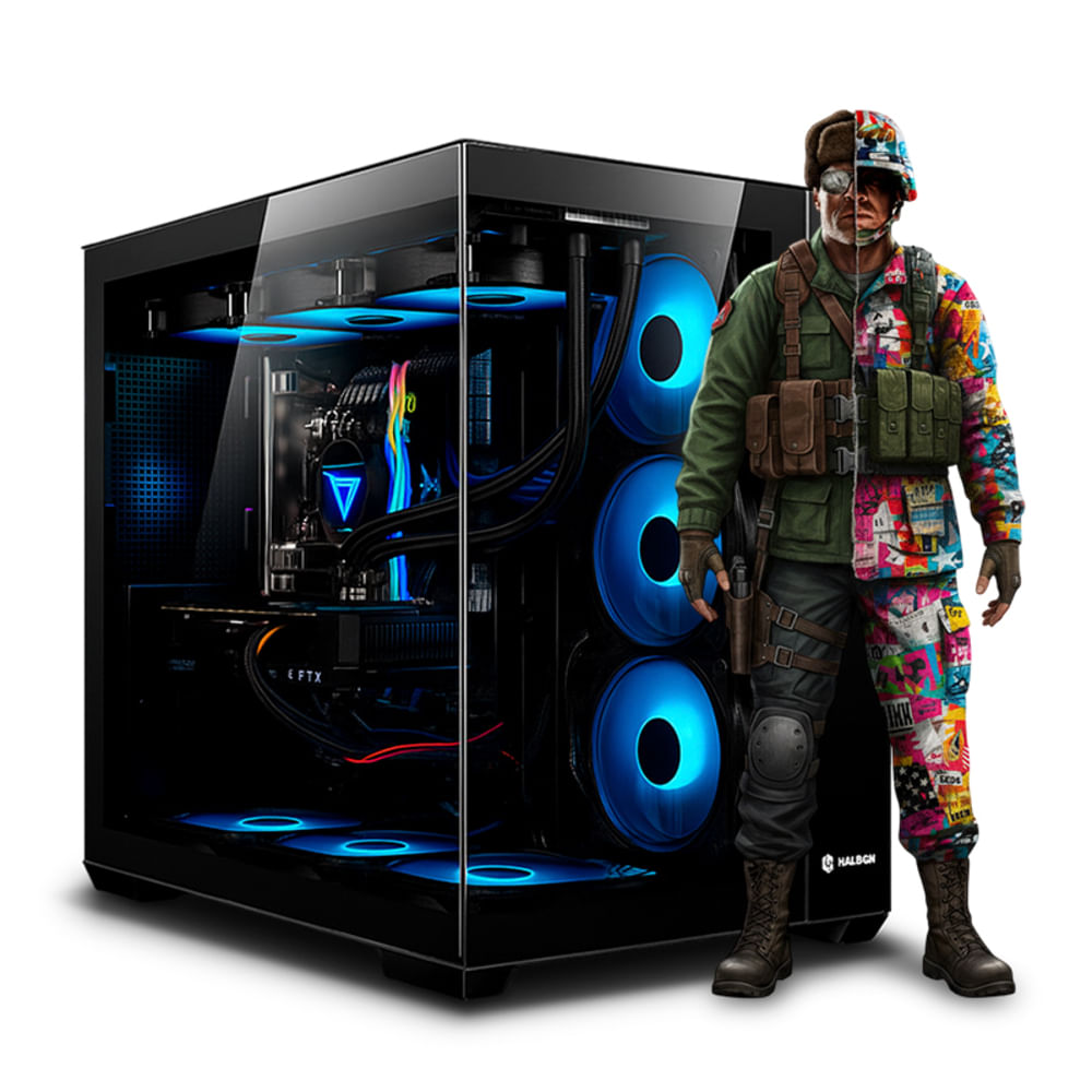 CPU Gamer AMD Ryzen 9 9950X3D 32GB DDR5 1TB RTX5080 16GB Mipclista RGB COMPUTADORA