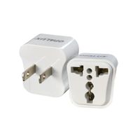 Adaptador Enchufe Multiple Plano Op603 A3 Opalux Blanco