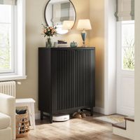 Zapatera Moderna Ramiro Negro RyR Muebles