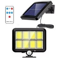 Lampara LED con Panel Solar para Exterior Sensor de Movimiento