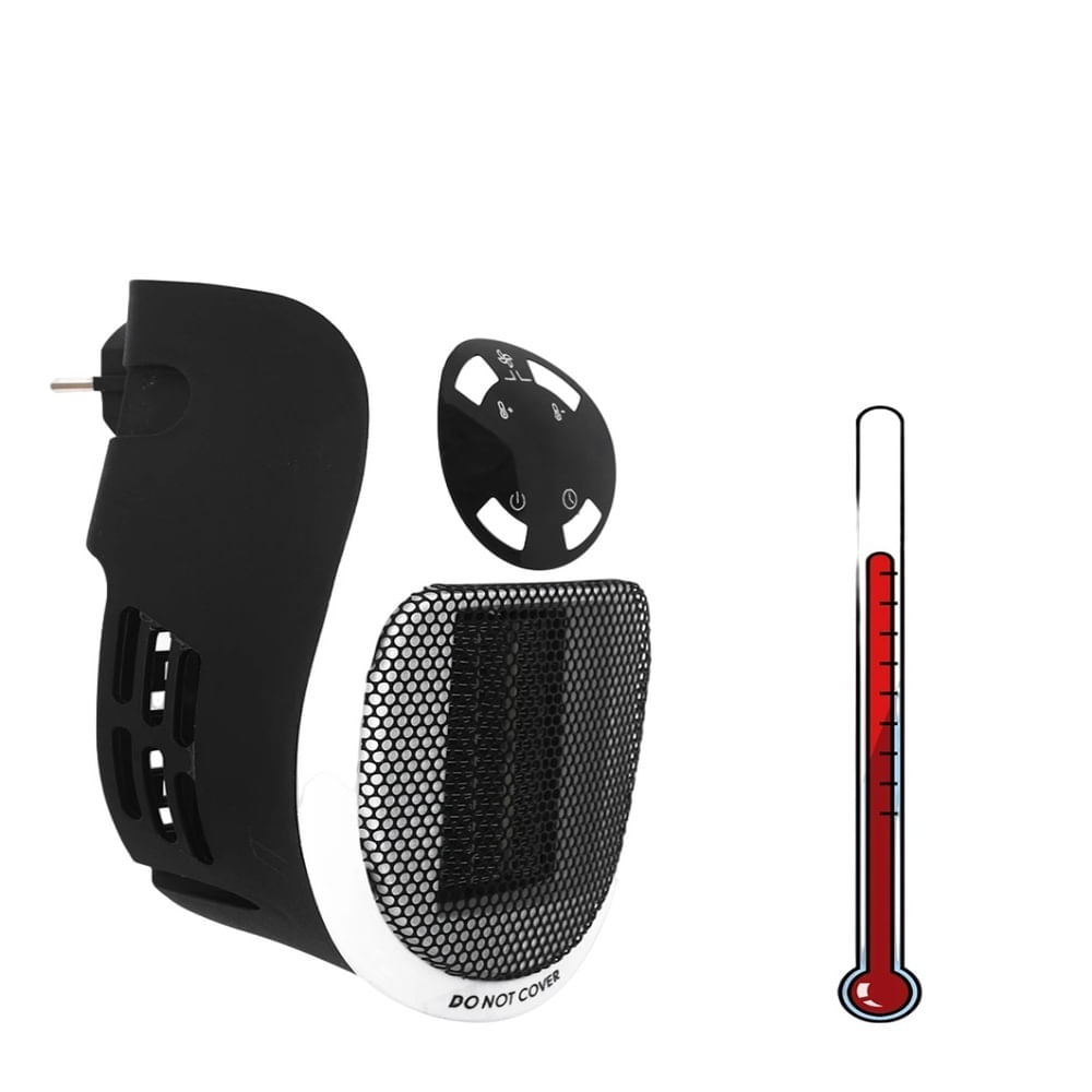 Mini Calentador De Pared Portátil De Cerámica De 8 Pulgadas 500 W
