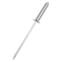 Cuchillo Afilador De Acero Inoxidable Para Afilar De Cocina Profesional x 2 Und