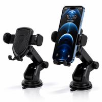 Soporte para Celular S116 Rotación 360 con Ventosa y Brazo Ajustable