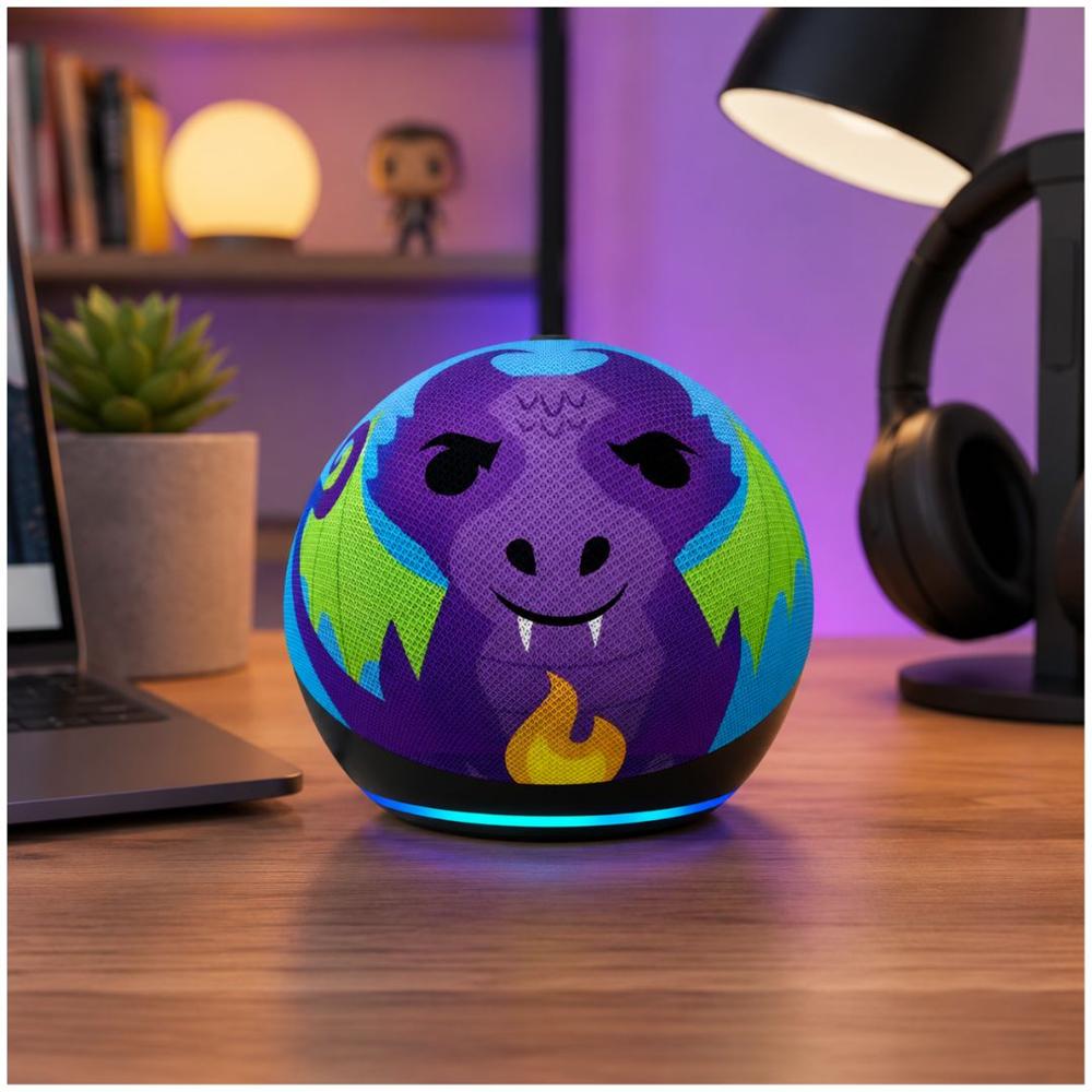 Parlante Bluetooth ECHQ Dof 5W Luz LED RGB Recargable y Manos Libres Turquesa