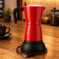 Cafetera moka espresso  eléctrica 3 y 6 tz