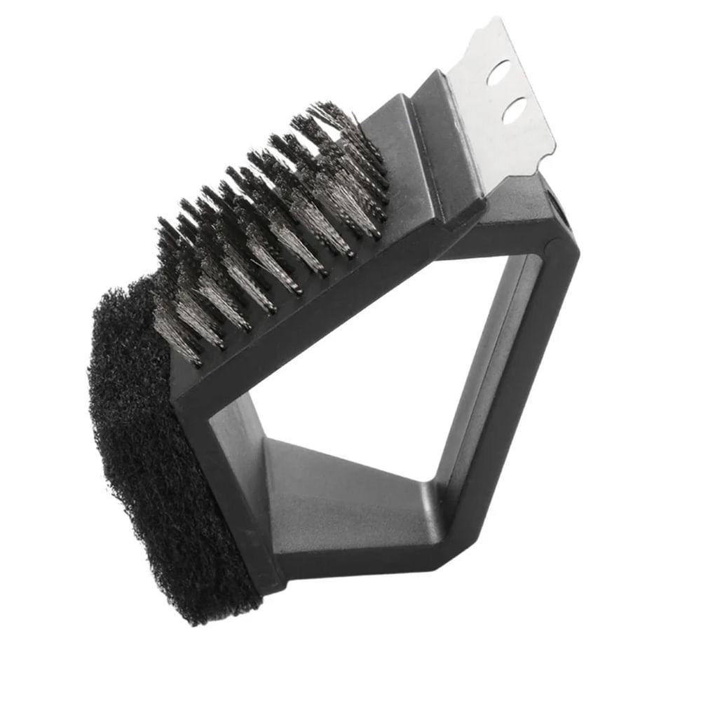 Cepillo Doble Para Parrilla Pro Grill Negro X 2 Und