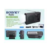 Radio Bossney BS- 8046 Con Panel Solar