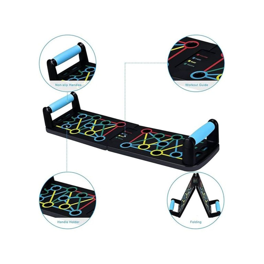 Tablero De Flexiones Planchas Ejercitador De Brazos