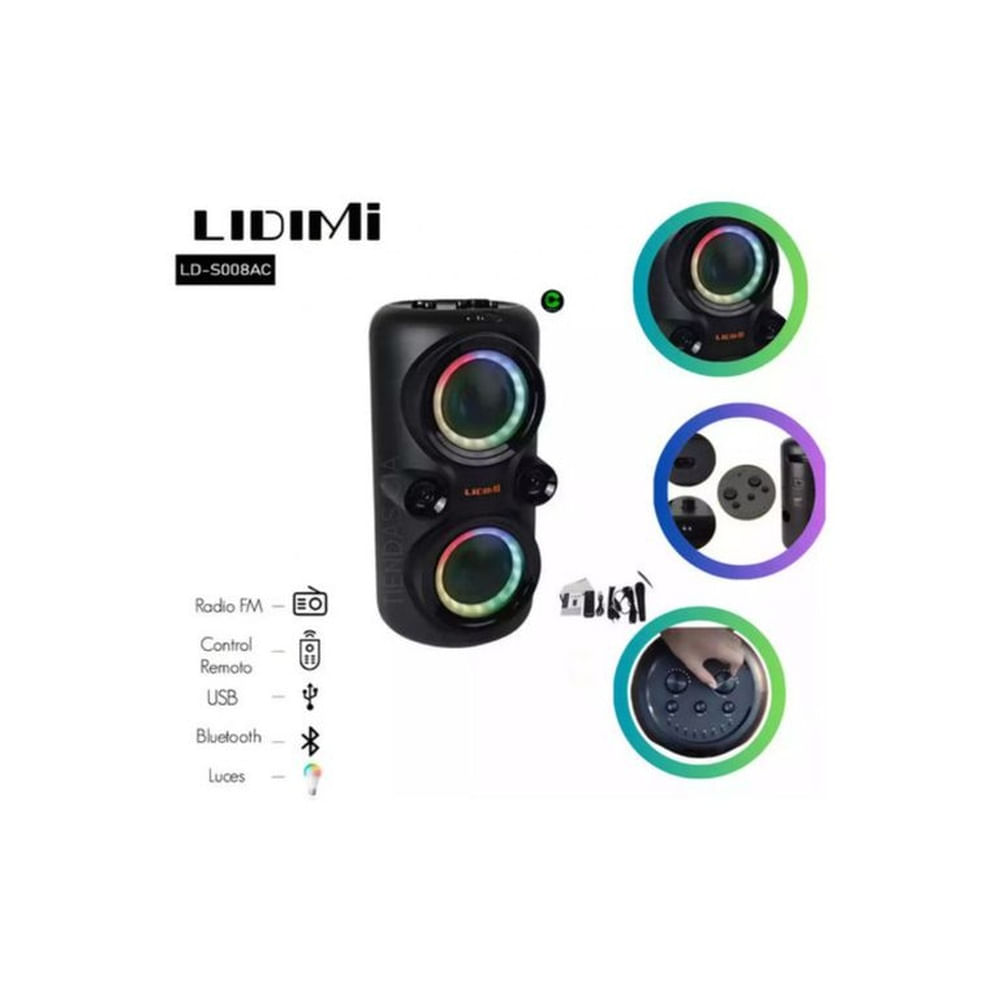 Parlante Portátil Lidimi LD S008