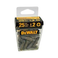 Puntas para Atornillar Dewalt #2 Ph1 DW2002B25 x25 unidad.