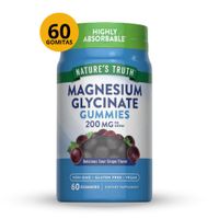 GLICINATO DE MAGNESIO 60 GOMITAS NATURE'S TRUTH SABOR UVA