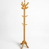 Perchero de Pie en Madera en Natural Colgador de Ropa