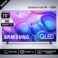 Televisor Samsung QLED 75 Pulg Smart TV 4K QN75Q6FAAGXPE- Nuevo 2025