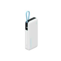 Power Bank Cuktech CP24 10000mAh 40W con Cable Integrado Carga Rápida Blanco