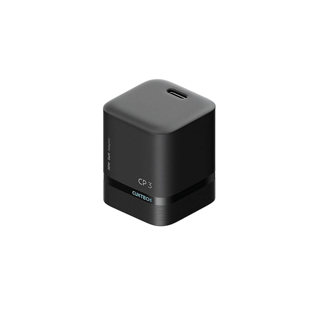 Cargador de Pared Cuktech AC301 GaN 40W USB-C Carga Rápida Negro