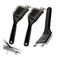 Cepillo Barbacoa 21.5 Cm Con Rasqueta x 2 Und