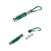 Llavero Pack Linterna Uv, Led Blanco Y Laser Rojo 3 En 1 Verde