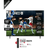TV Smart QNED 55 LG 55QNED73ASA 4K UHD ThinQ AI