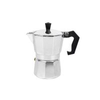 DIA DEL PADRE - Cafetera italiana metalica plateada