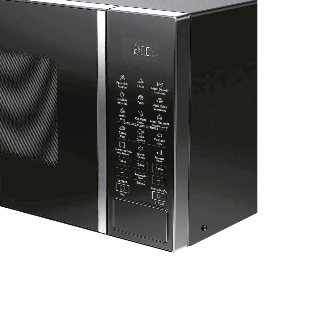 Microondas Whirlpool 30 Litros Digital Negro 17 Funciones WM2011B