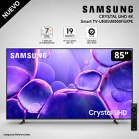Televisor Samsung 85 Crystal UHD 4K Smart TV UN85U8000FGXPE - Modelo NUEVO