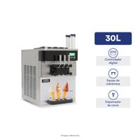 Maquina de helado soft Ilumi de hasta 30L por hora