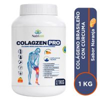 SUPLEMENTO COLÁGENO HIDROLIZADO COLAGZEN PRO CON CÚRCUMA Y CARTÍLAGO DE TIBURÓN POTE 1 KG