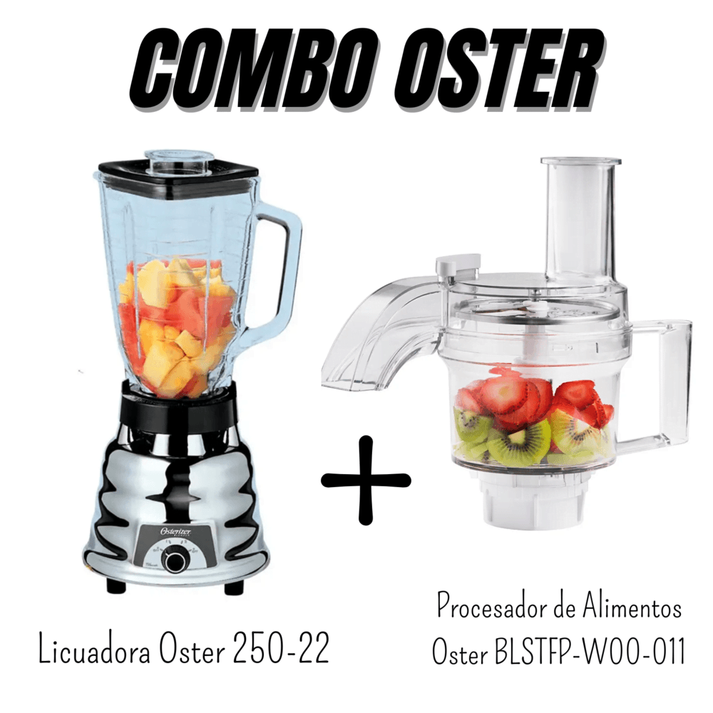 Licuadora Oster 600 Watts - Procesador de Alimentos Oster