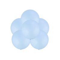 DIA DEL PADRE - Globos de Latex – Set de 12pzs- color CELESTE PASTEL
